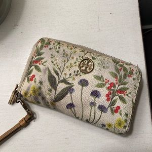 TORY BURCH FLORAL WALLET